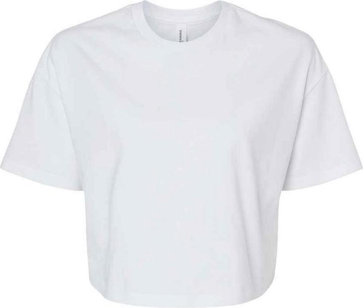 Bella Canvas Womens/Ladies Jersey Cropped Crop T-Shirt (XL)