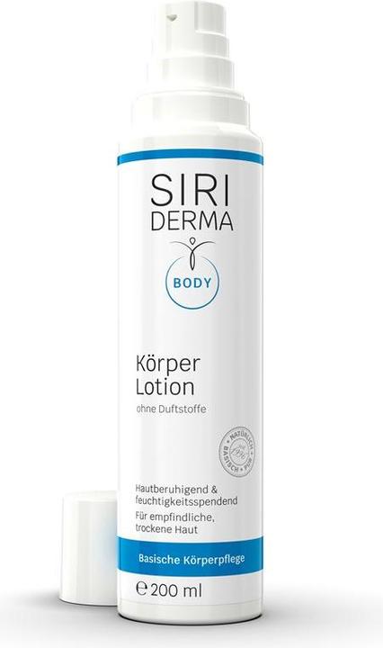 Image du produit Siriderma émulsion hydratante pour le corps sans parfum (Lait pour le corps, Crème pour le corps, Gel pour le corps, Lotion pour le corps, 200 ml)