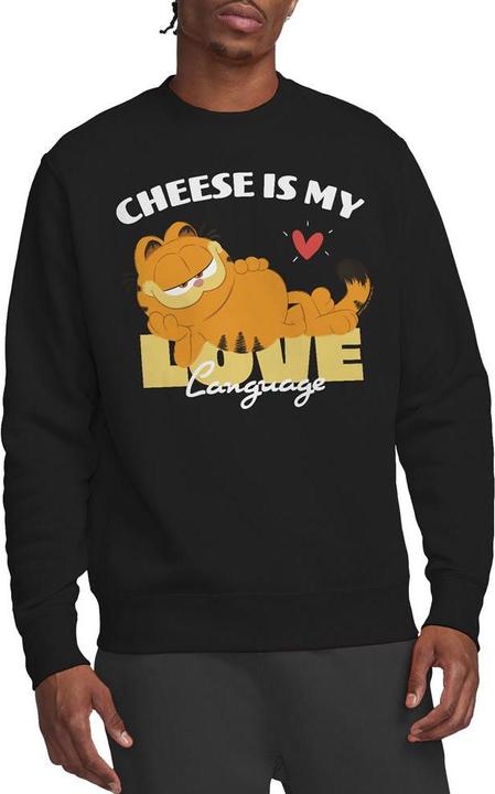 Produktbild Garfield Cheese Is My Love Language Sweatshirt (L)