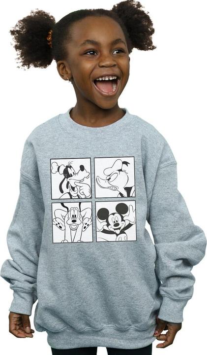 Produktbild Disney Mickey Donald Goofy And Pluto Boxed Sweatshirt Mädchen (152, 158)