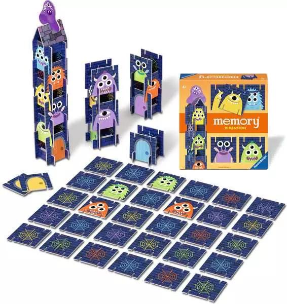 Image du produit Ravensburger 22467 - memory® Dimension. Le jeu classique memory® avec une valeur ajoutée attrayante. Pour (Allemand, Espagnol, Français, Néerlandais, Italien, Portugais, Anglais)
