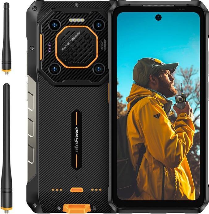 Immagine prodotto Ulefone Armor 26 Ultra Walkie-Talkie (512 GB, Nero, Arancia, 6.78", Doppia SIM, 200 Mpx, 5G)