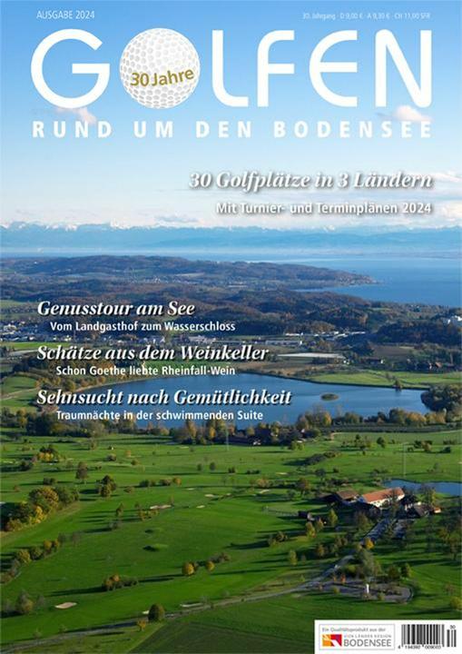 Produktbild Golfen rund um den Bodensee 2024 (Deutsch, Gerhard Herr, 2024)