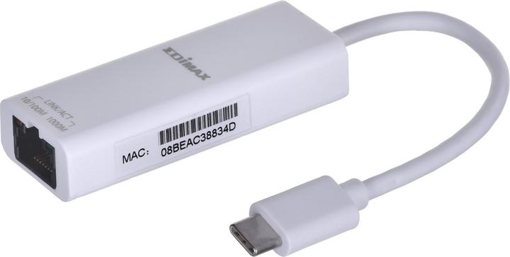 Actual product image edimax USB 3.2 Type C -> Gigabit Ethernet Adapter (USB 3.2, RJ45 (1x))