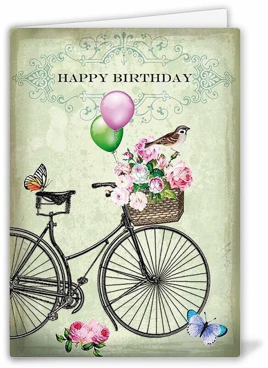 Image du produit Quire Carte d'anniversaire vélo (1 pcs)