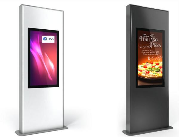 Actual product image DSS Outdoor Stele Portrait, 75" screen