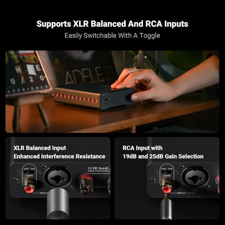 Actual product image Fosi Audio V3 Mono 48V5A (Power amplifier)