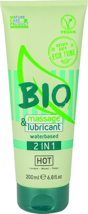 Actual product image HOT Organic 2in1 Massage and Lubricant (200 ml)