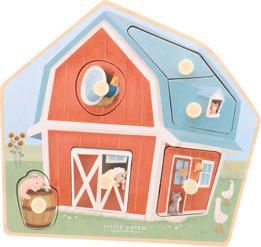 Image du produit Little Dutch Holzpuzzle Little Farm FSC
