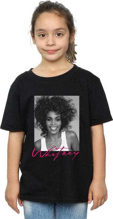 Immagine prodotto Whitney Houston Smile Photograph Maglietta Ragazze (152, 158)