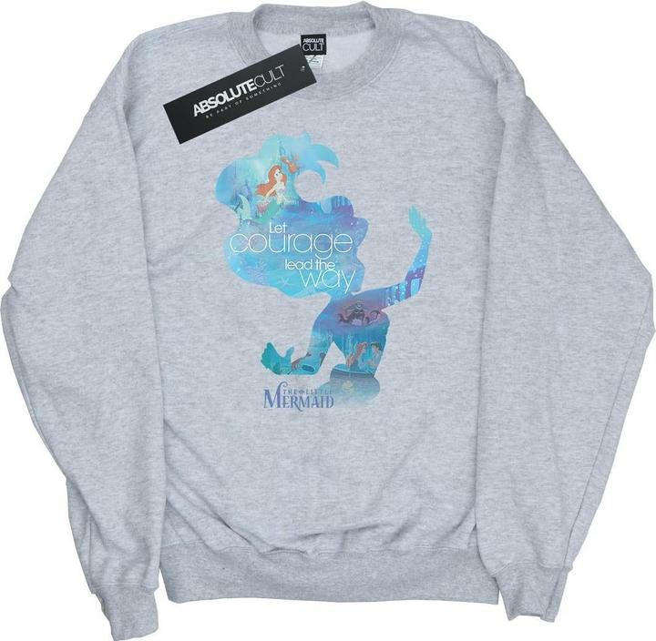 Disney Princess Ariel Filled Silhouette Sweatshirt