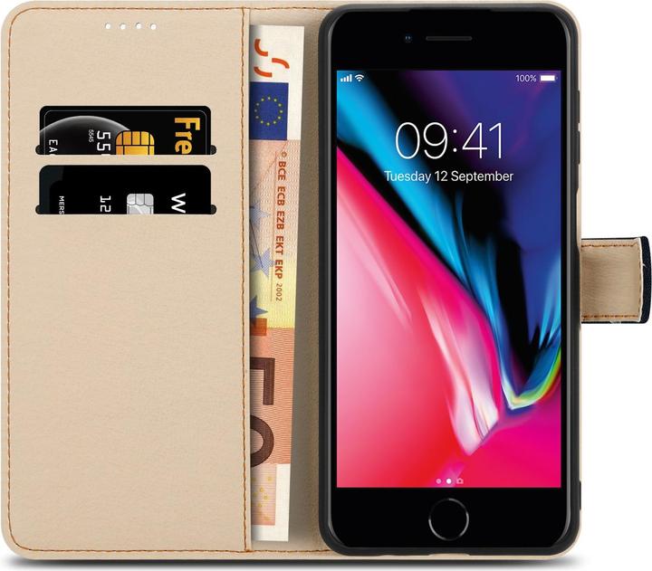 Produktbild Cadorabo Book Hülle mit Print (Apple iPhone 7, Apple iPhone SE (2nd Gen))