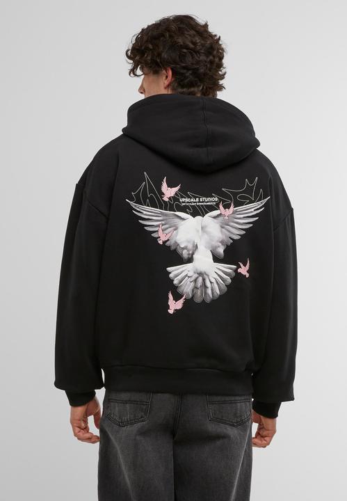 Actual product image Urban Classics Upscale Doves Oversize Zip Hoodie - 195199 (M)