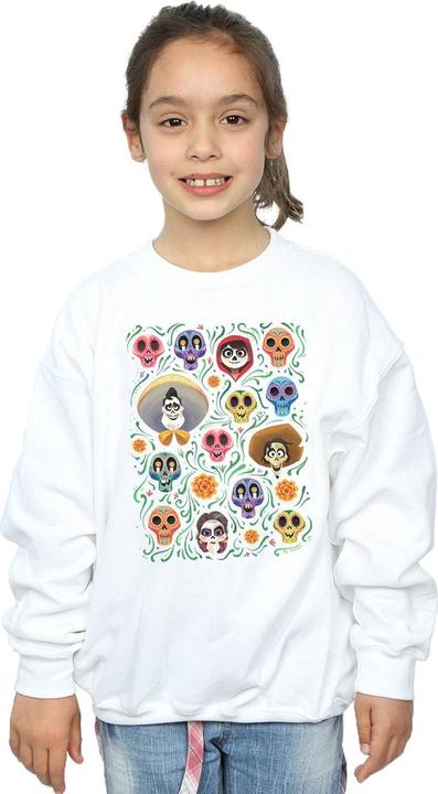 Produktbild Disney Coco Heads Pattern Sweatshirt Mädchen (116)