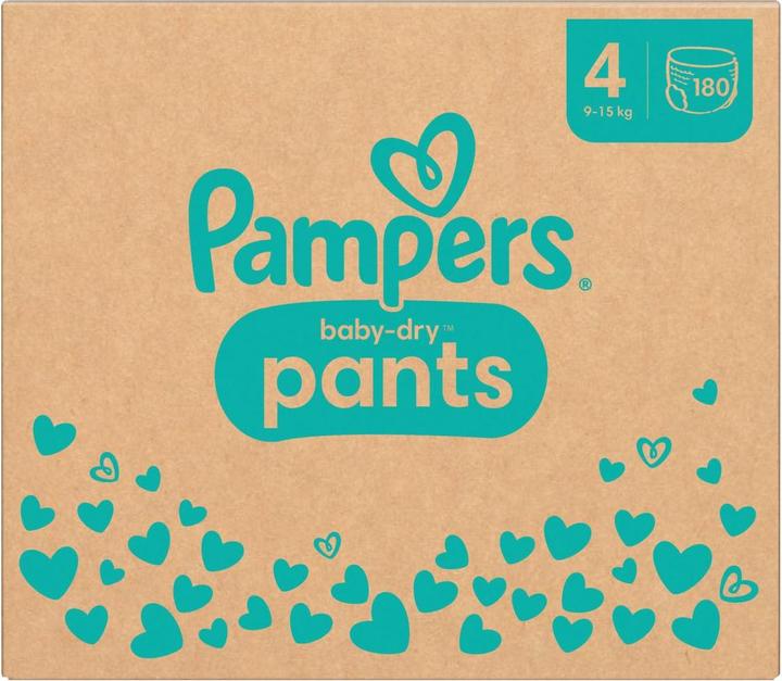 Immagine prodotto Pampers Baby-Dry Pants (Dimensione 4, Pacco mensile, 180 Pezzo/i)