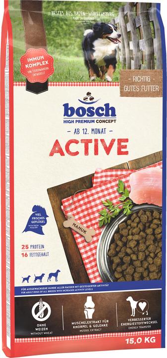 Produktbild Bosch Petfood Active (Adult, 1 Stk., 15000 g)