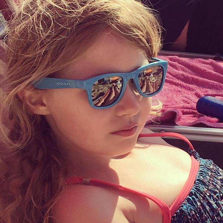 Actual product image Koolsun Wave Cendre Blue kids sunglasses