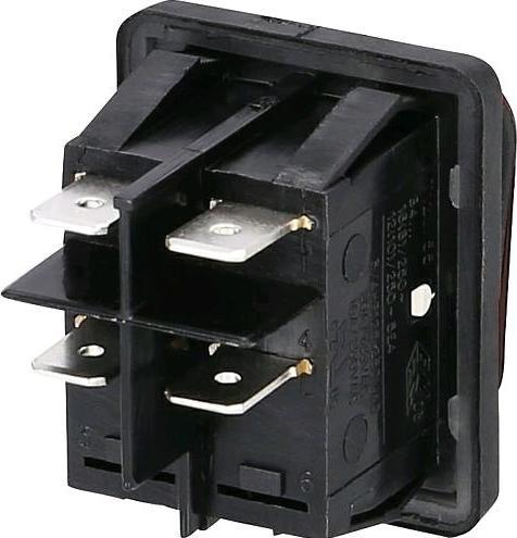 Image du produit interBär Interrupteur à bascule à encastrer IP65 22x30mm noir noir