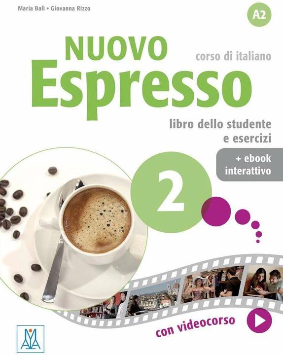 Immagine prodotto Nuovo Espresso 2 Libro dello Studente e Esercizi A2 (Italiano, Maria Balì, Giovanna Rizzo, 2020)