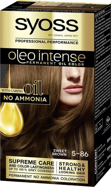 Syoss OLIO INTENSE tinte sin amoniaco #5.86-castaño caramelo 5 pz (5-86)