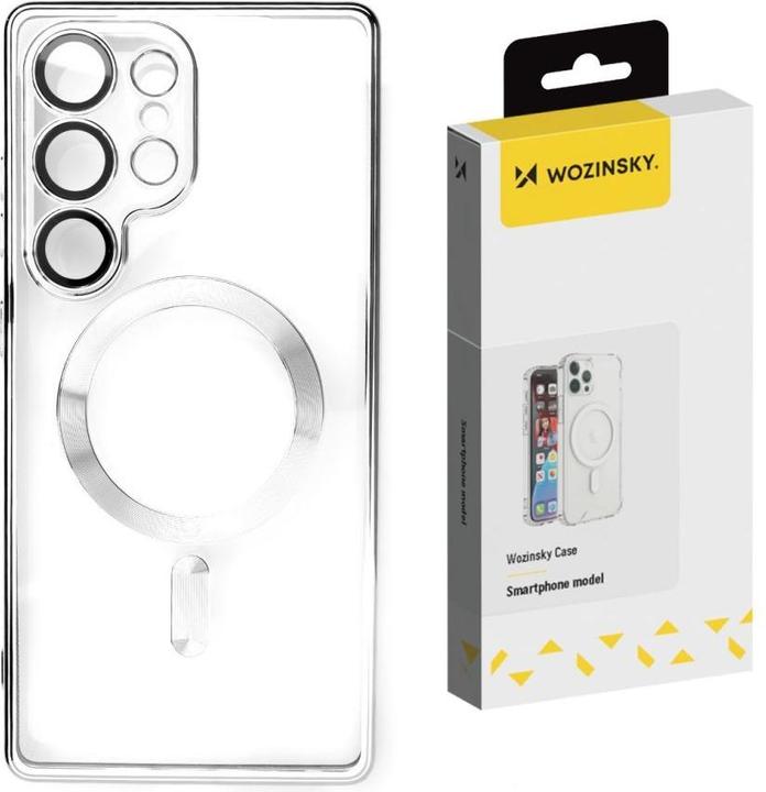 Image du produit Wozinsky Electroplated Case with Magsafe for Samsung Galaxy S25+ - silver (Samsung Galaxy S25+)