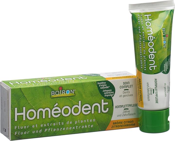 Actual product image Homeodent Tooth and gum care complete lemon (75 ml)