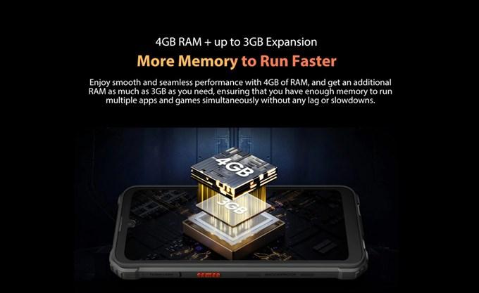 Image du produit Blackview BV5300 Pro (64 Go, Vert, Noir, 6.10", Double SIM, 13 Mpx, 4G)