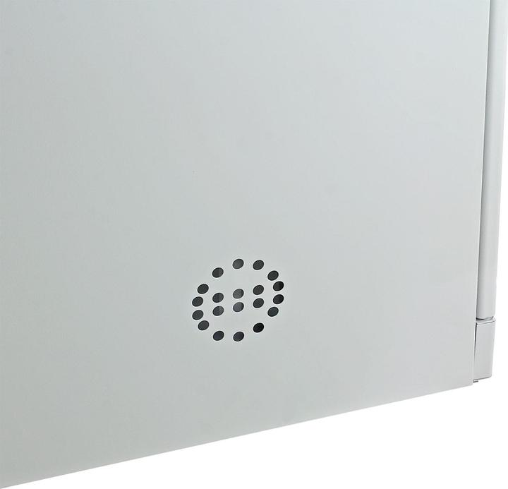 Produktbild ADB Umweltschrank 40729 lichtgrau 92,0 x 58,0 x 192,0 cm, aufgebaut