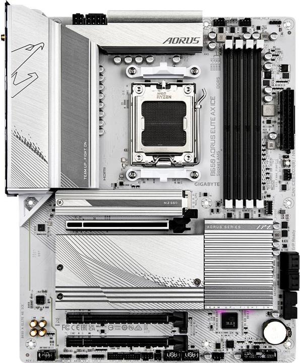 Produktbild Gigabyte B650 A ELITE AX ICE (AM5, AMD B650, ATX)
