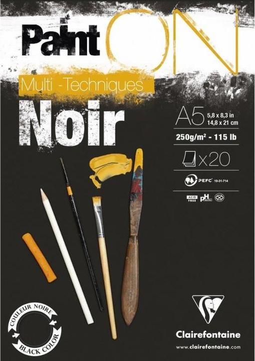 Actual product image Clairefontaine Paint'On A5 (250 g/m², 20 x)