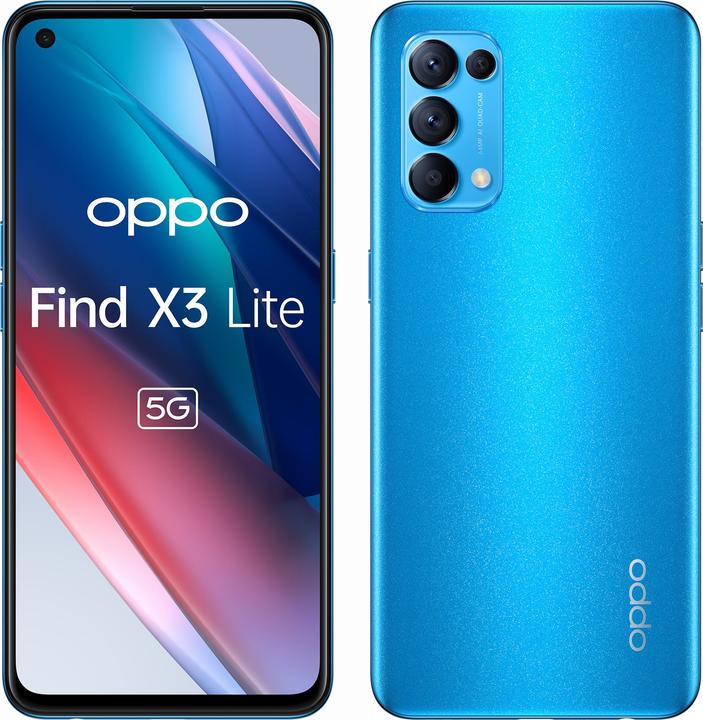 Immagine prodotto OPPO Find X3 Lite (128 GB, Blu astrale, 6.40", Doppia SIM, 65 Mpx, 5G)