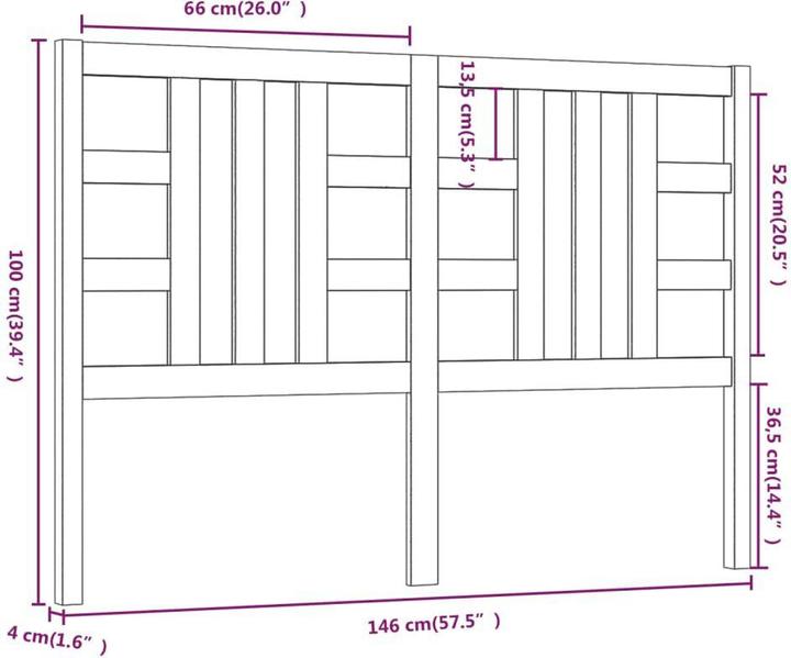 Immagine prodotto VidaXL Lior (146 x 4 x 100 cm)