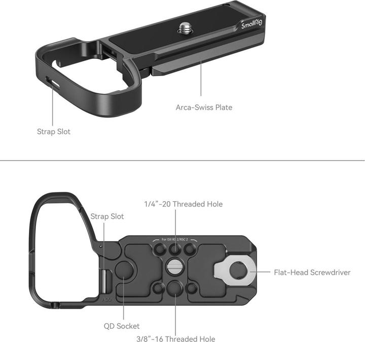 Actual product image SmallRig Baseplate Sony Alpha 6700 (Quick coupling plate)