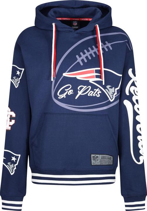Produktbild Recovered Re:covered Fleece Hoody - PATCHES New England Patriots - 3XL (3XL)