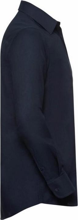 Actual product image Russell Collection Mens Long Sleeve Easy Care Tailored Oxford Shirt (37)