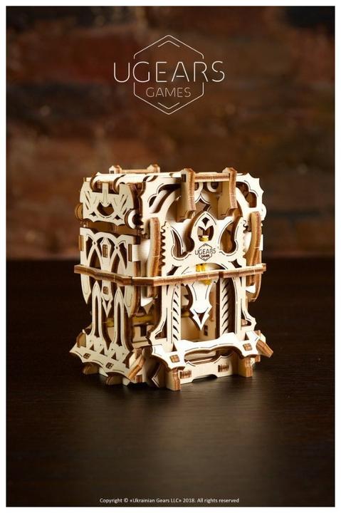 Actual product image Ugears Deck Box mechanical wooden device for tabletop games