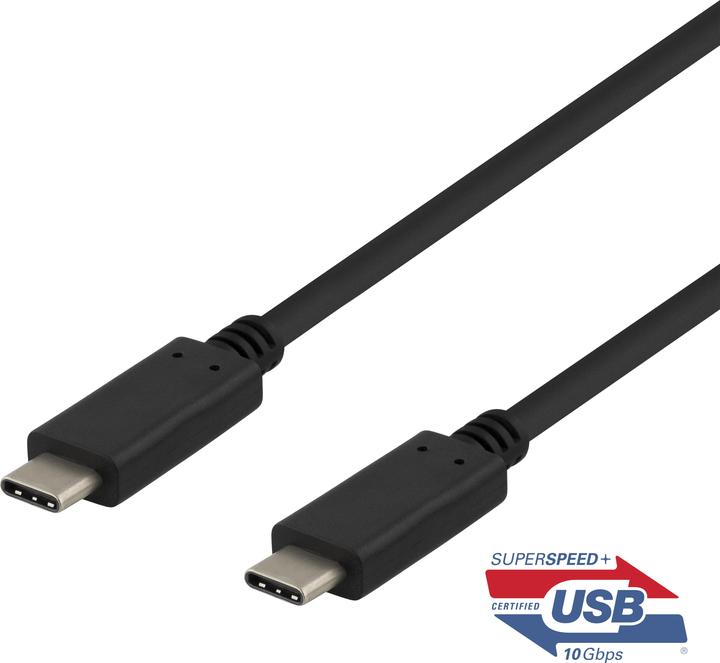 Immagine prodotto Deltaco Cavo USB-C 0,5m 10Gbps 100W 5A USB 3.1 Gen 2 E (0.50 m, USB 3.2 Gen 2, 100 W)