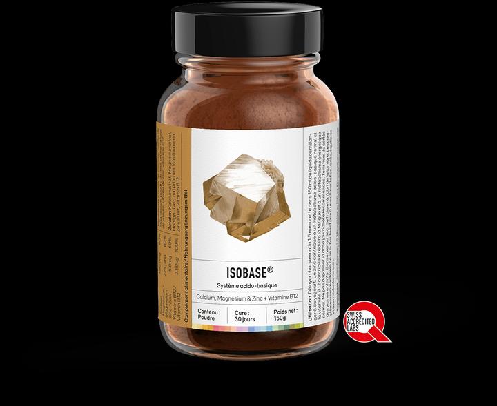 Actual product image Sekoya Isobase | calcium, magnesium & zinc + vitamin B12 | acid-base balance (150 g)