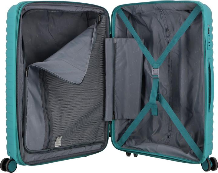 Actual product image D&N Travel Line 4500 4-wheel suitcase set 3-piece with stretch fold (205 l, XL (from 140l))