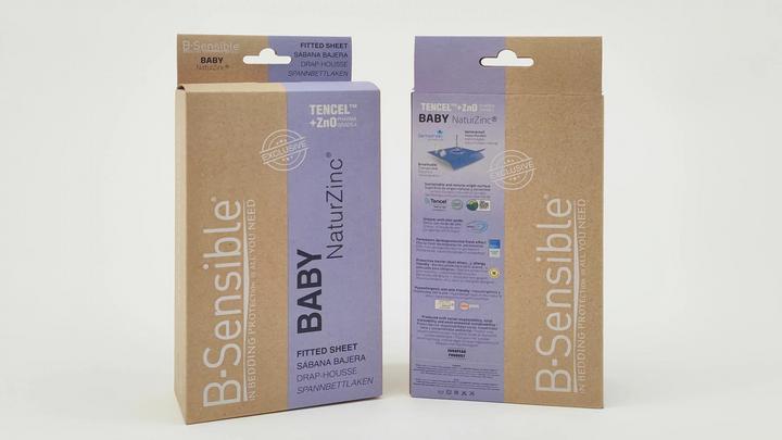 B-Sensible Fixleintuch mit Wasserundurchlässiger Baby 70/140 Lavendel