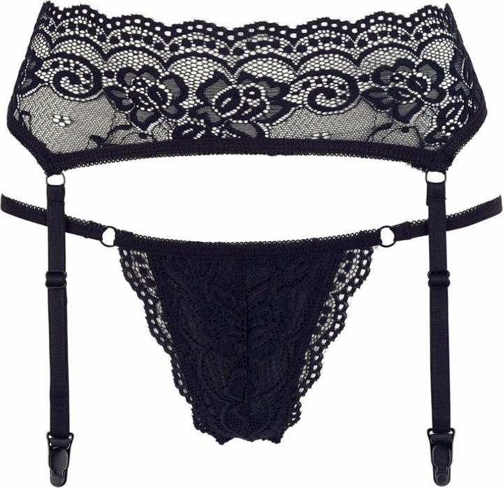 Produktbild Cottelli Collection String und Strapsgürtel Set (M)