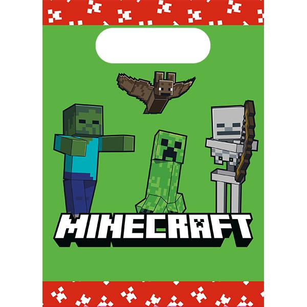Actual product image Sombo Party Bags Minecraft