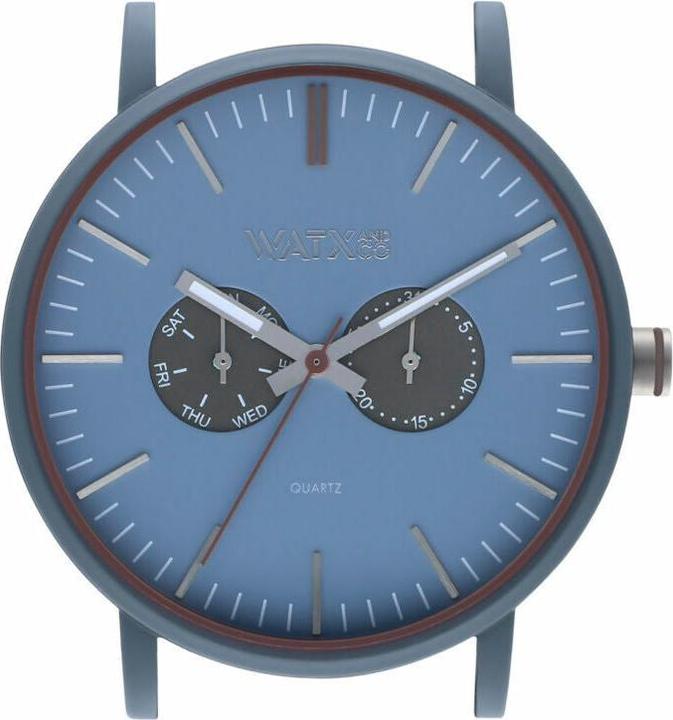 Watx & Colors Unisex-Uhr WXCA2717 Blau (Ø 44 mm) (44 mm)