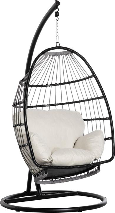 Image du produit Outsunny Fauteuil suspendu avec coussin (160 kg)