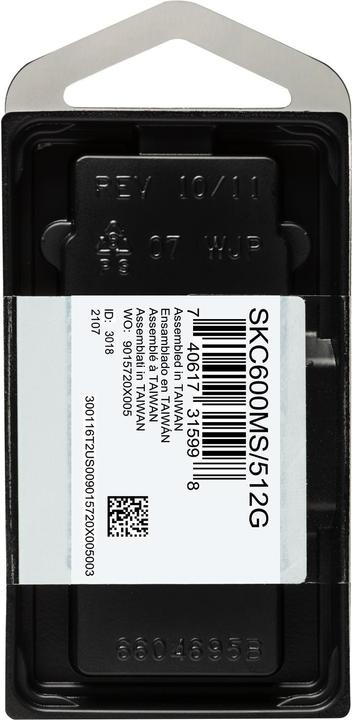 Produktbild Kingston KC600 (512 GB, mSATA)