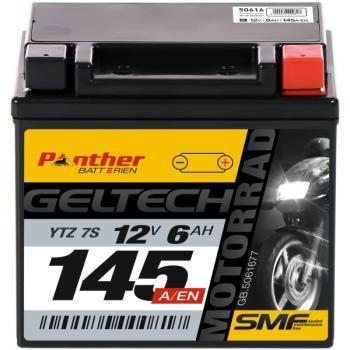 Produktbild Panther Batterien Motorradbatterie YTZ7-S GEL 12V 6Ah (6 Ah)