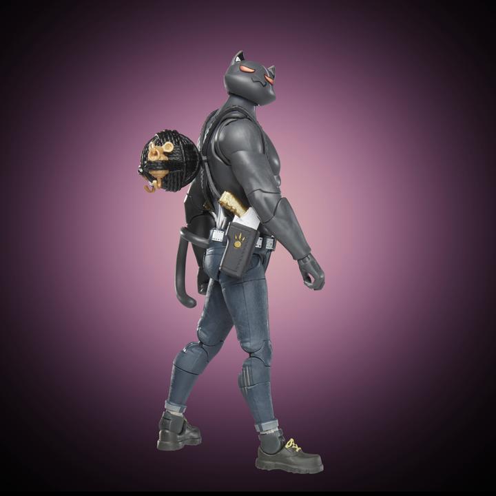 Produktbild Fortnite Hasbro Victory Royale Series Meowscles (Shadow), 15 cm grosse Action-Figur mit Accessoires