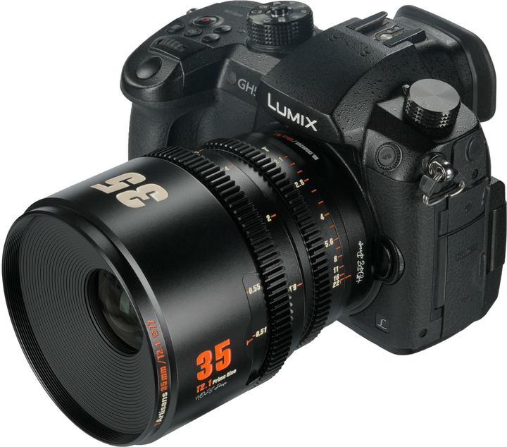 Produktbild 7artisans Festbrennweite 35mm T/2.1 – MFT (Micro Four Thirds)