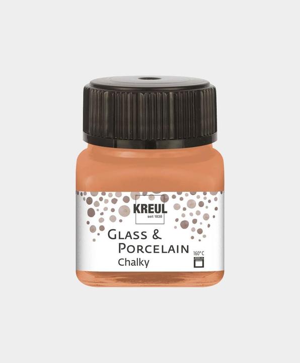 Immagine prodotto Kreul Vetro e porcellana Vernice gessosa, porcellana e vetro (Terracotta, 20 ml)
