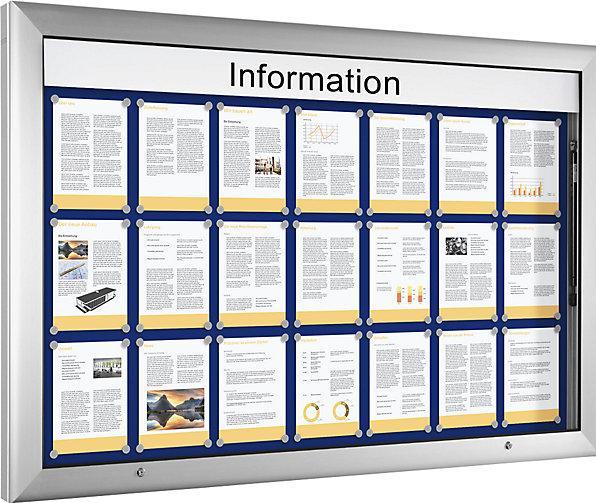 Image du produit Schaar-Design Vitrine d'affichage (Tableau noir, 102,5 x 160 cm)